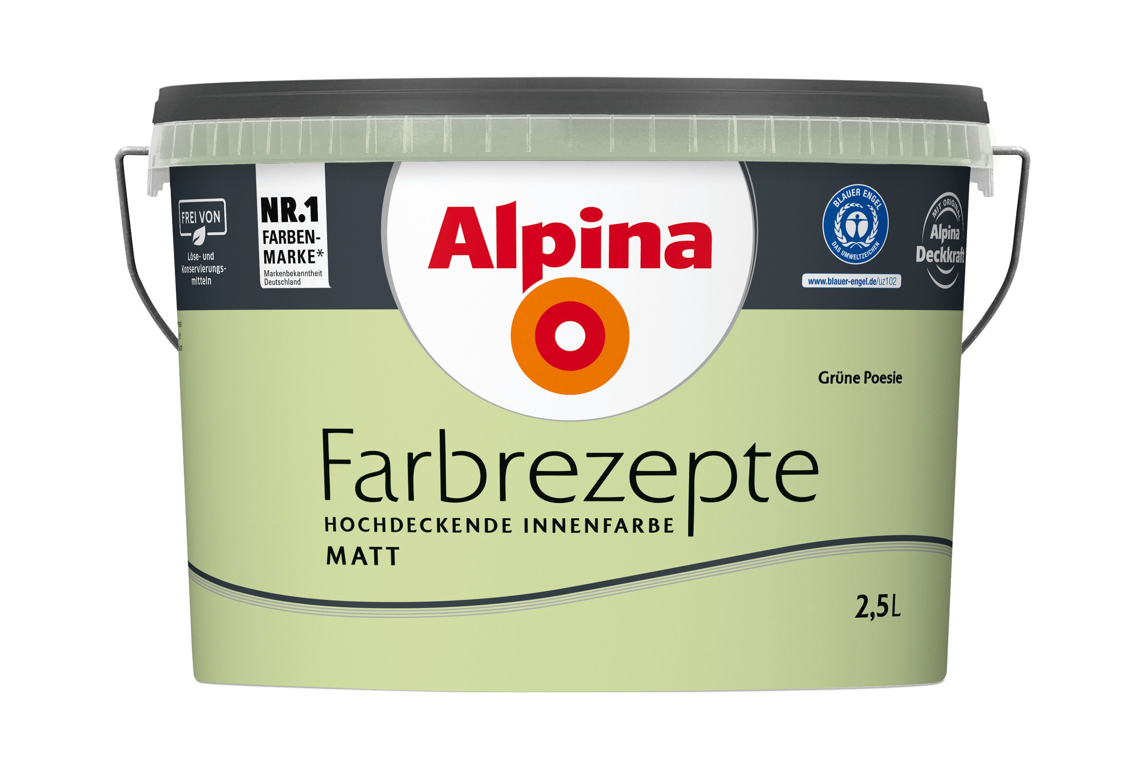 Alpina Wandfarbe Alpina Farbrezepte: einfach gut gelaunt - Grün-, Rosa- & Lilatöne