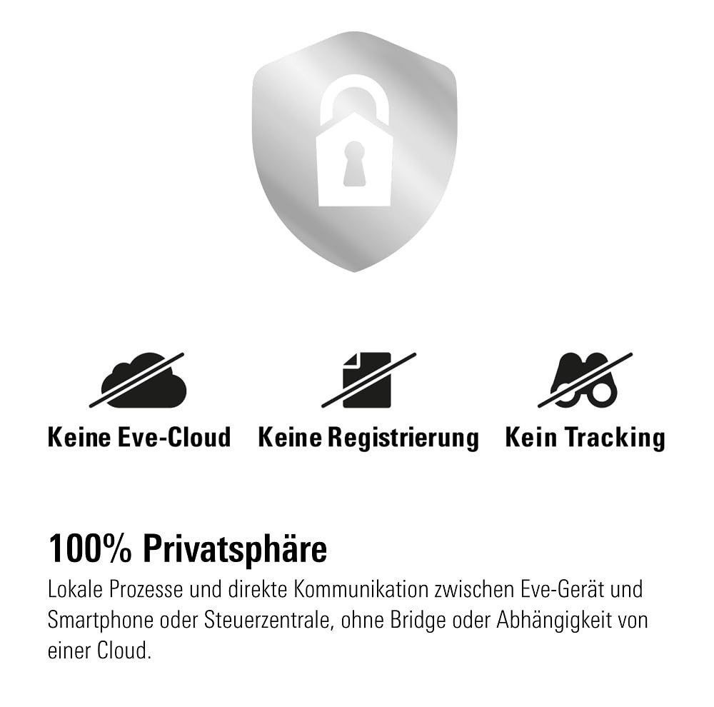 EVE Steckdose Eve Energy-Smarte Steckdose mit Verbrauchsmessung (Matter), 1-St., unterstützt Matter – Bild 4 von 5