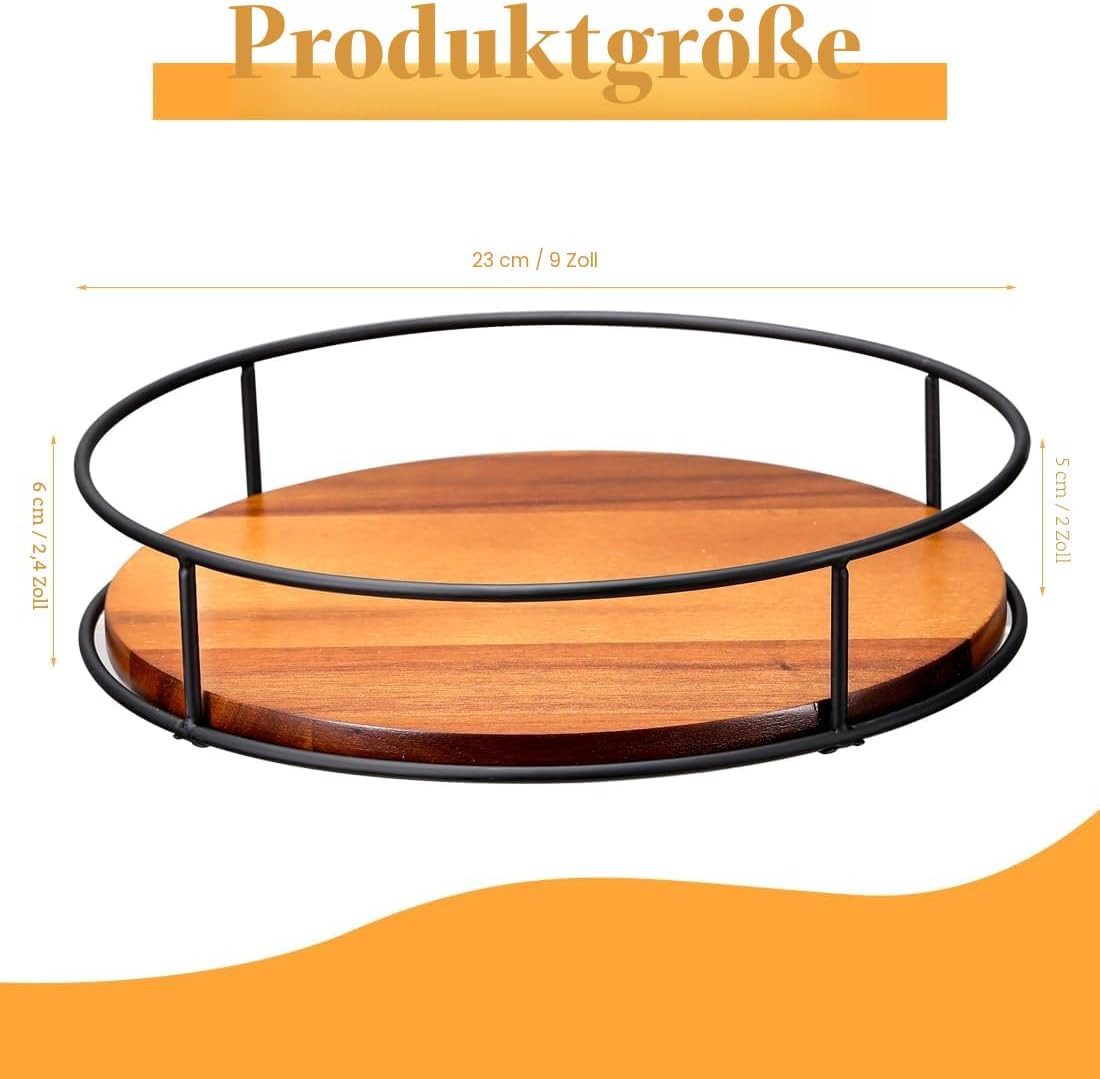 wohnTRAUM24 Küchenorganizer-Set Drehbarer Organizer – 360° Drehteller für Bad, Küche & mehr, (1-tlg), Drehteller Organizer Drehbar Gewürz Organizers Küchen Gewü – Bild 3 von 5