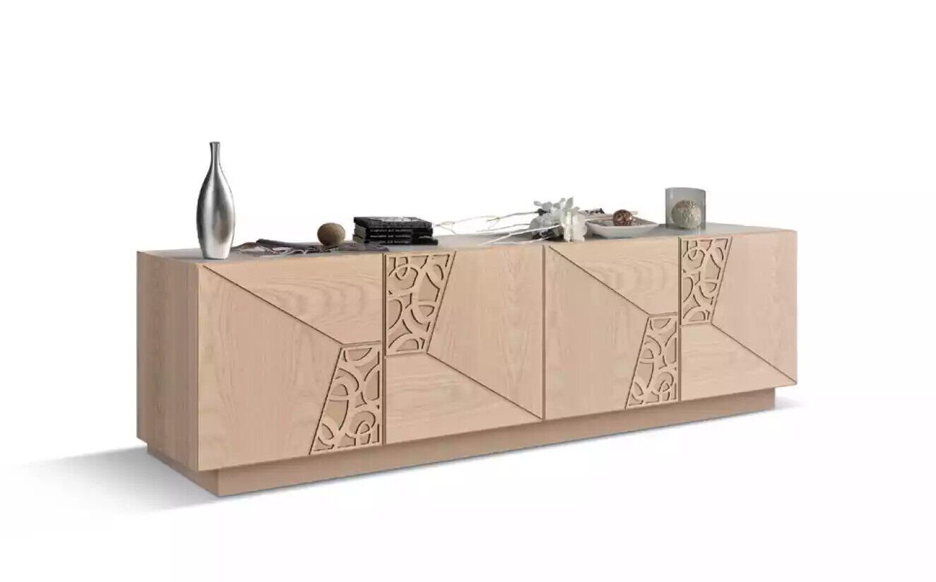JVmoebel Sideboard Sideboard Stil Modern beige Luxus Highboard Design Wohnzimmer neu, Made in Italy