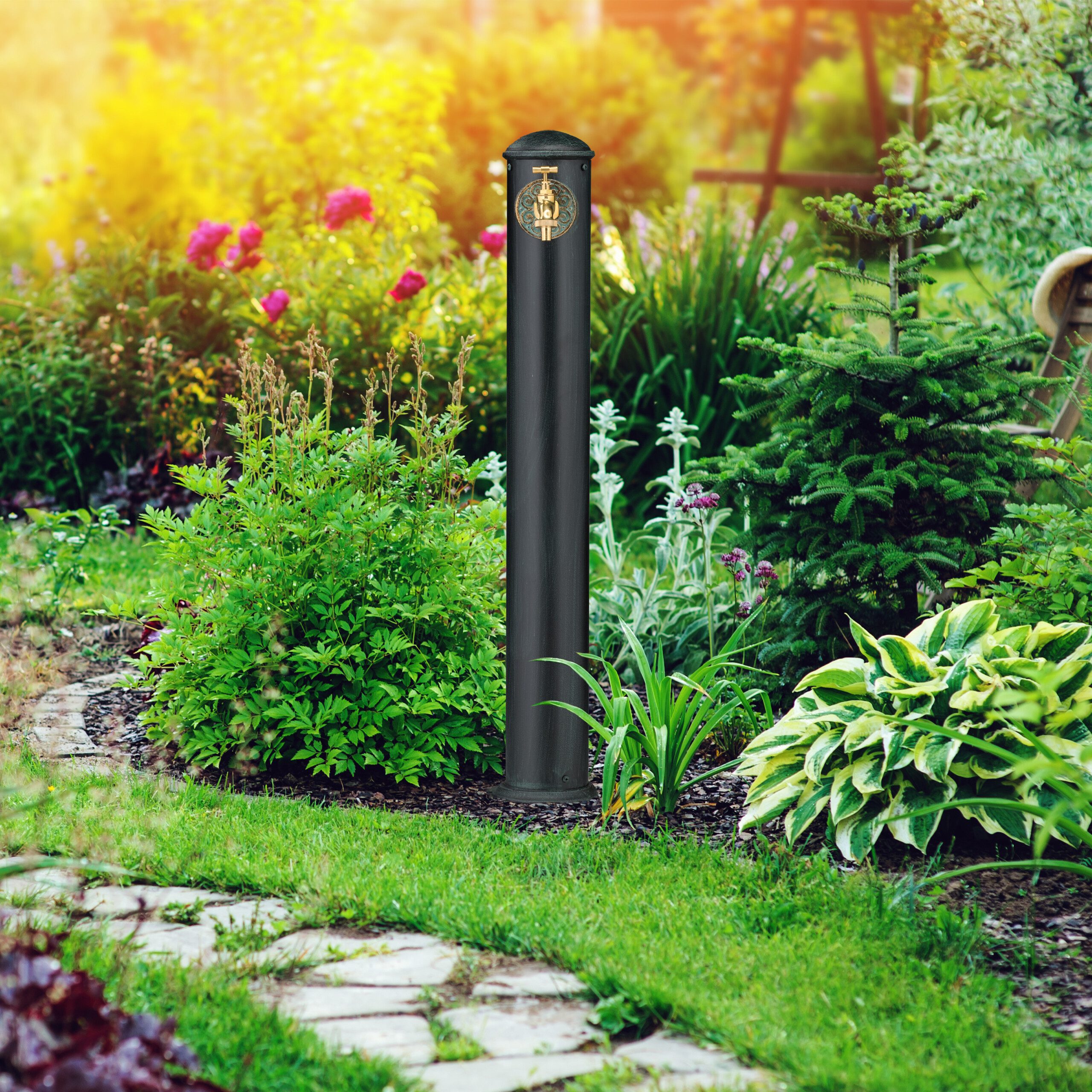 relaxdays Gartenbrunnen Standbrunnen Antik, 18 cm günstig online kaufen