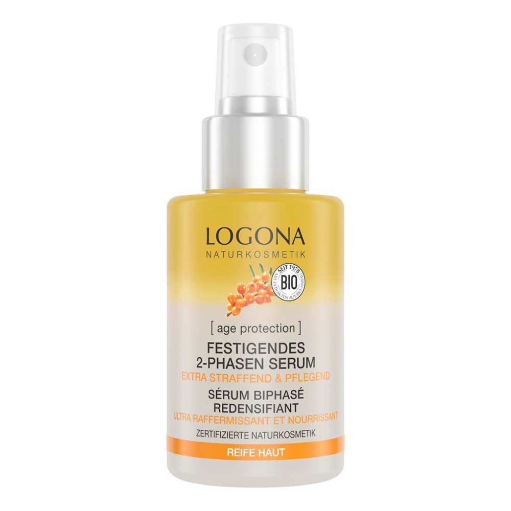 LOGONA Gesichtsserum Age Protection - Festigendes 2-Phasen Serum 30ml