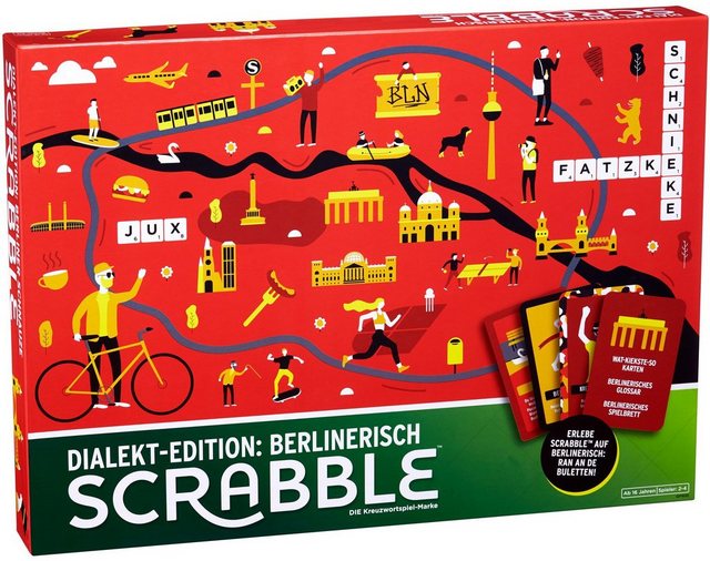 Image of Mattel games Spiel, »Scrabble Dialekt-Edition: Berlin«