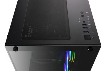 CSL Aqueon C55117 Advanced Edition Gaming-PC (Intel® Core i5 13400F, Radeon RX 7600, 16 GB RAM, 1000 GB SSD, Wasserkühlung)