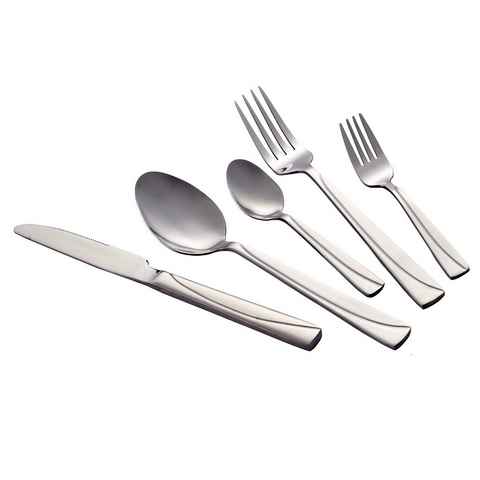 HAC24 Besteck-Set Essbesteck Besteckset Tafelbesteck Menübesteck, 6 Personen, Edelstahl, Edelstahl, 30-teilig, für 6 Personen