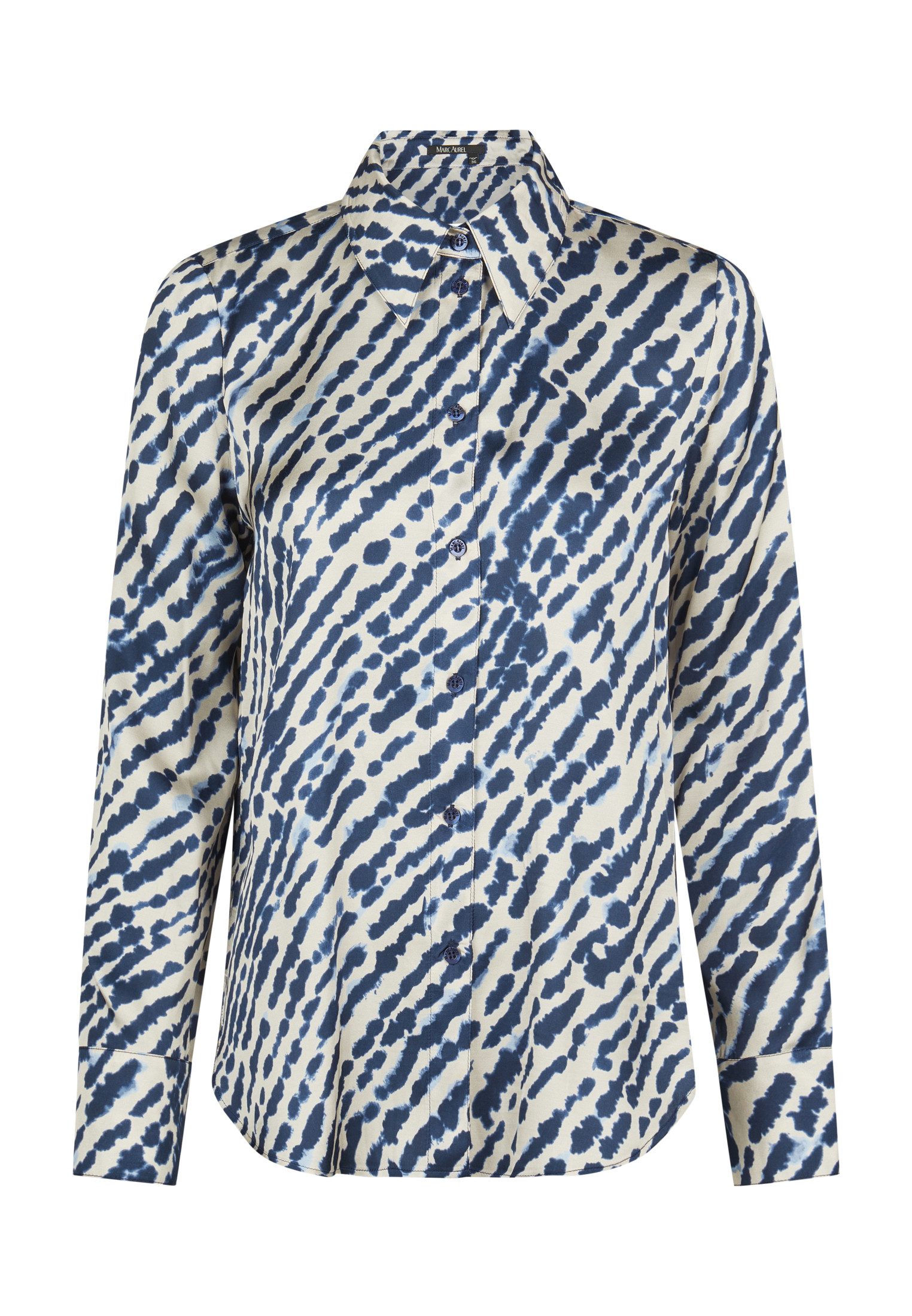 MARC AUREL Druckbluse mit Aquarellprint