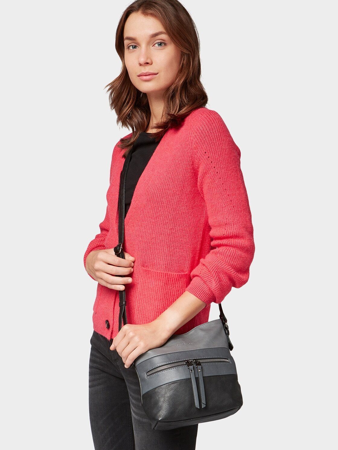TOM TAILOR Umhängetasche Bags, TTELLEN M Umhängetasche mit Colour-Blocking