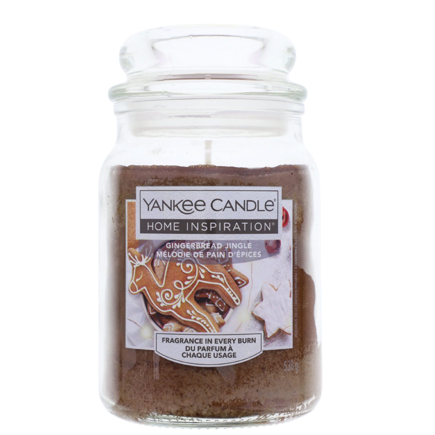 Yankee Candle Duftkerze Yankee Candle Gingerbread Jingle Lebkuchen Jingle Duftkerze Groß 538g