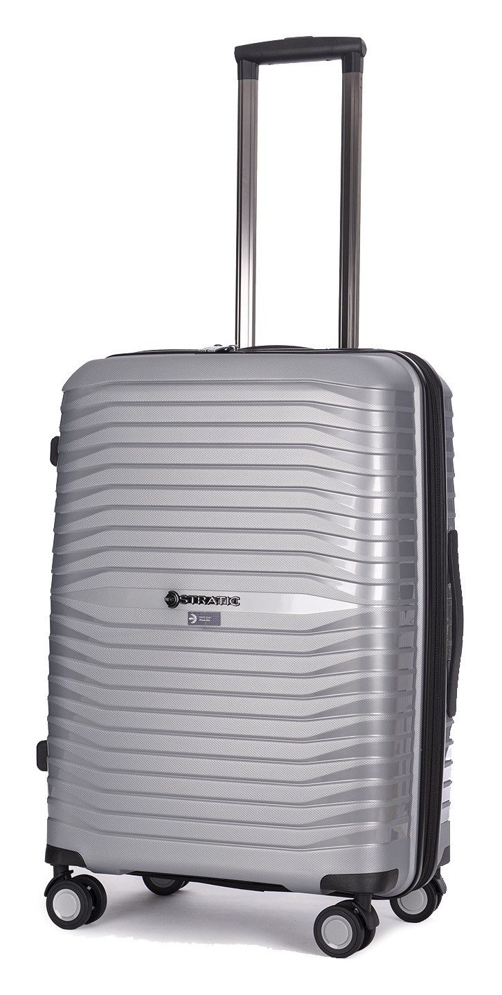 Stratic Trolley BRIGHT+ Чемоданы M, 4 Rollen, Hartschalenkoffer Trolley TSA-Zahlenschloss STRATIC CONNECT NFC-Chip
