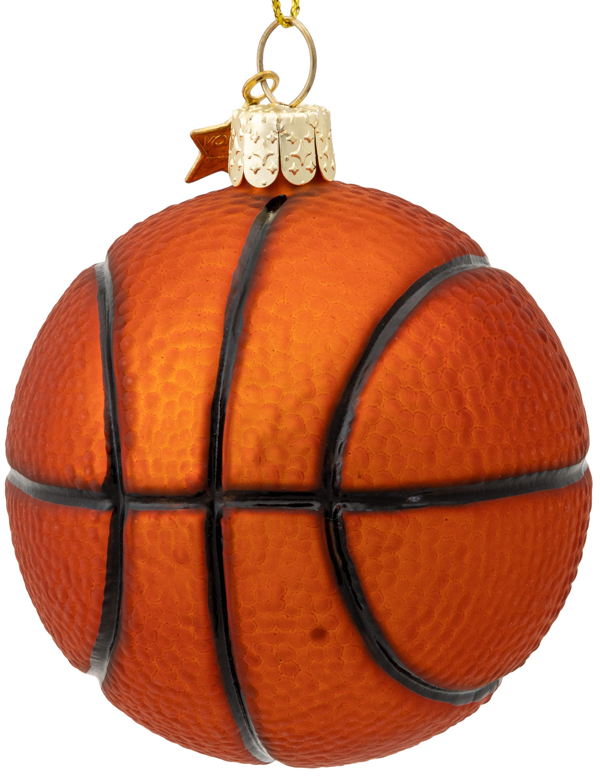 SIKORA Christbaumschmuck Basketball besondere Weihnachtskugel Glas Anhänger günstig online kaufen