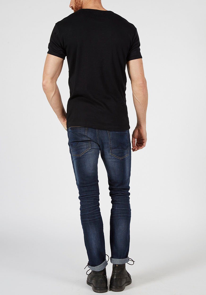 Petrol Industries T-Shirt mit V-Ausschnitt