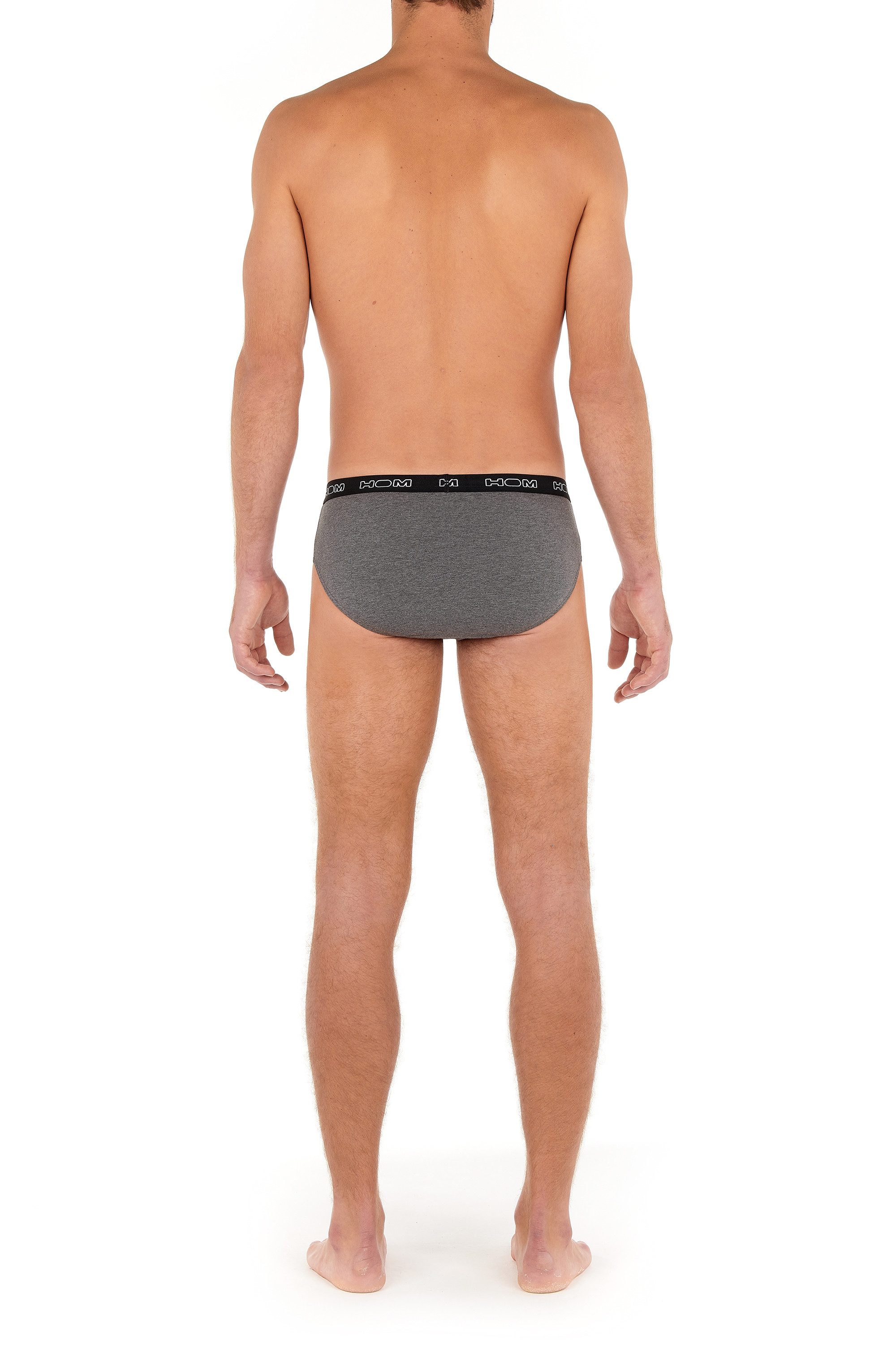 Hom Slip Boxerlines 2 (3er Pack) bequem, weich, eng, elastisch, basic, Logobund, Baumwollmix