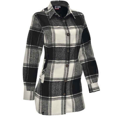 RennerXXL Outdoorbluse Sanremo - lange Flanellbluse Damen in großen Größen