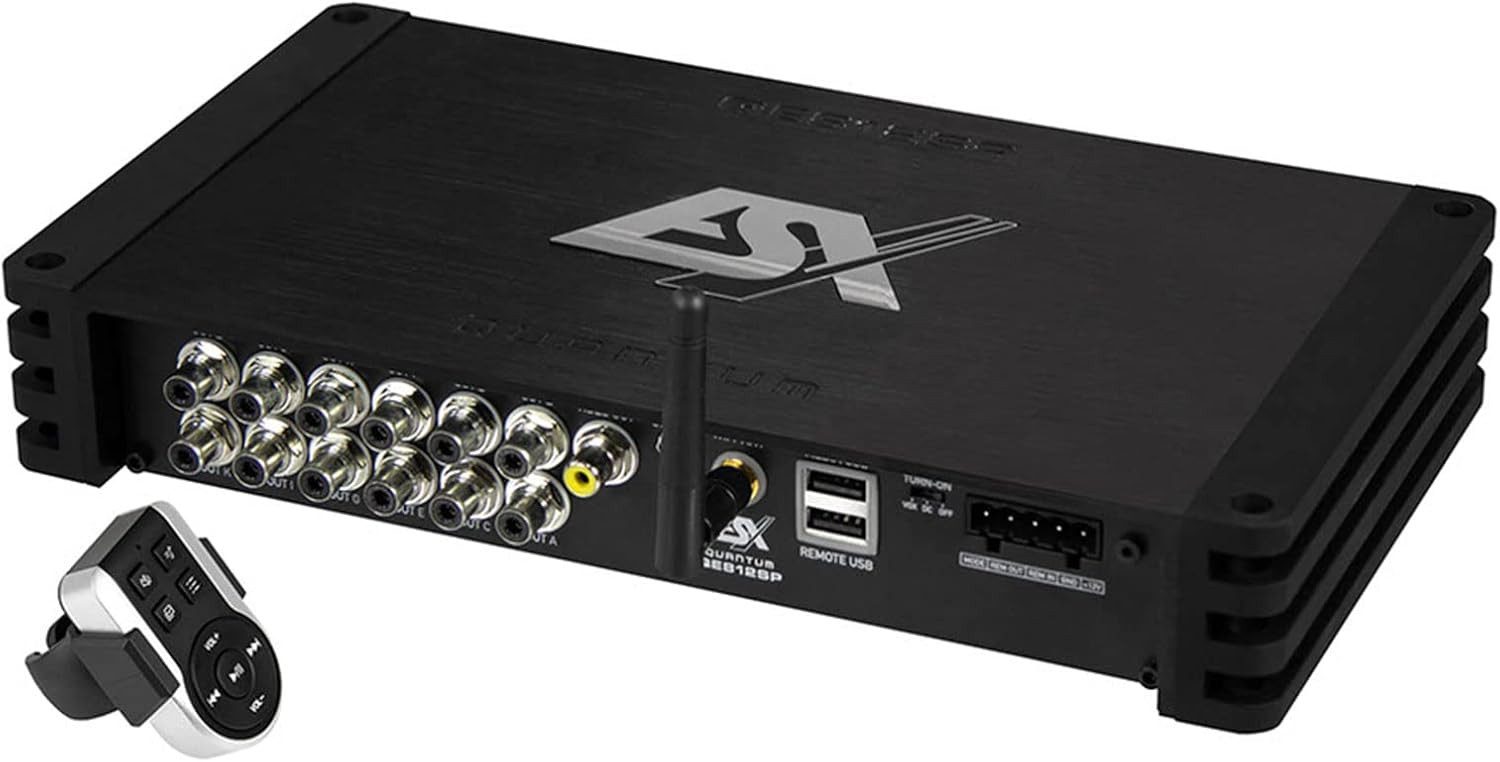 ESX Equalizer ESX QUANTUM QE812SP Digitaler 12-Kanal HIGH-END Dual Core DSP