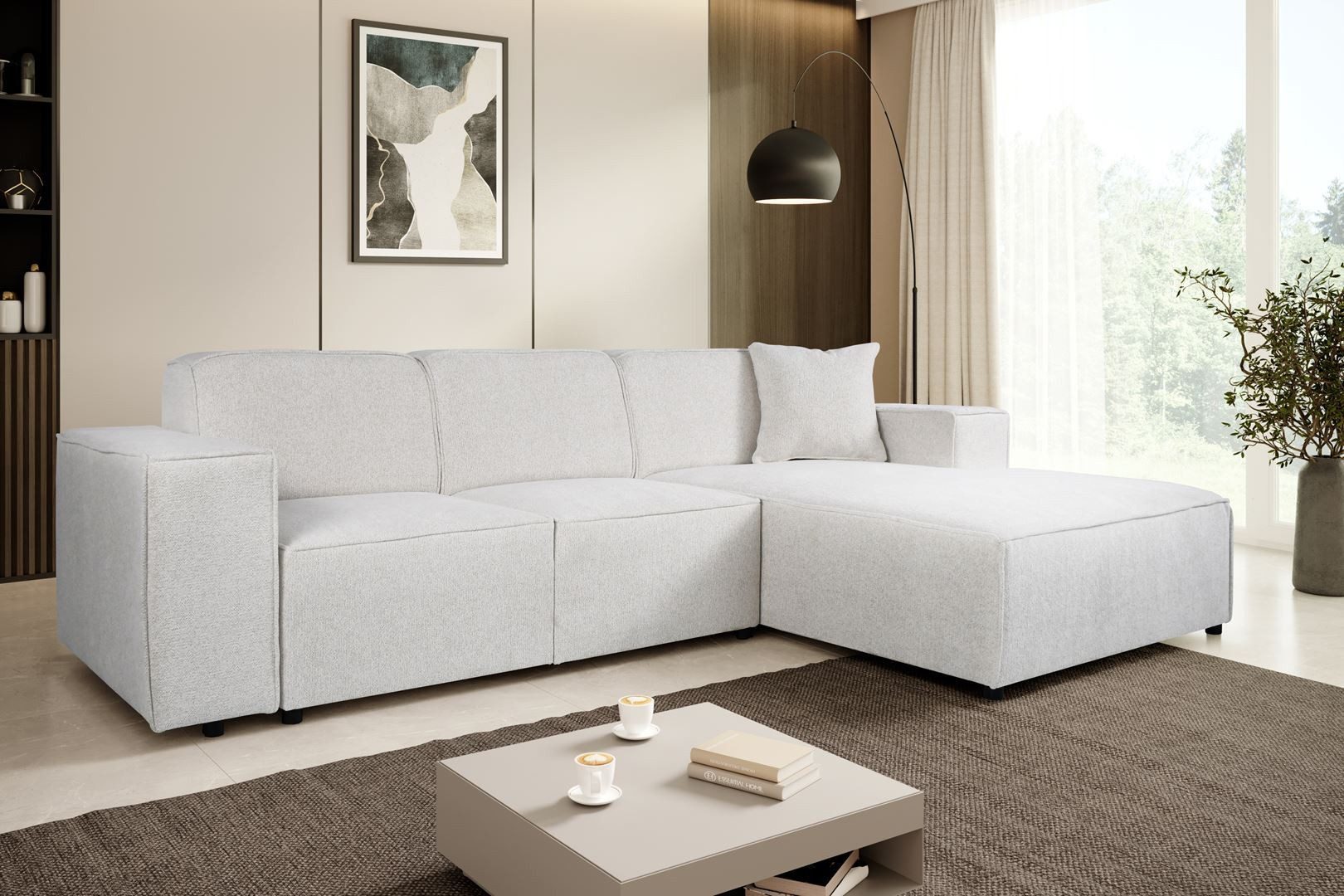 Ecksofa PEDRO L ohne Schlaffunktion