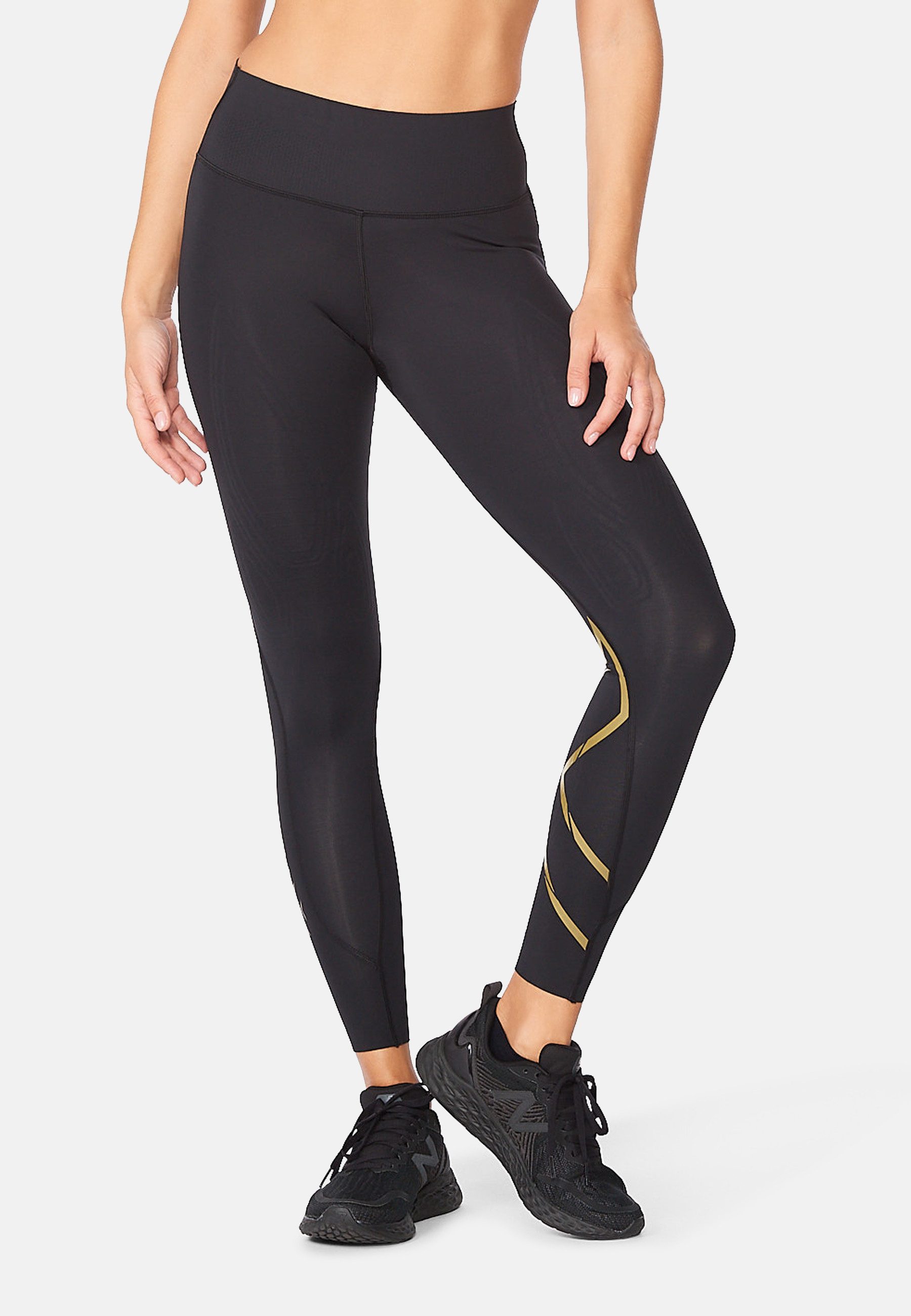 2xU Lauftights Force Mid-Rise Comp Tight (1-tlg)