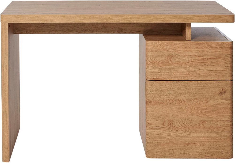Jahnke Schreibtisch CU-LIBRE 120, platzsparender Arbeitsplatz, 1 Schublade & 1 Tür, Breite: 120 cm