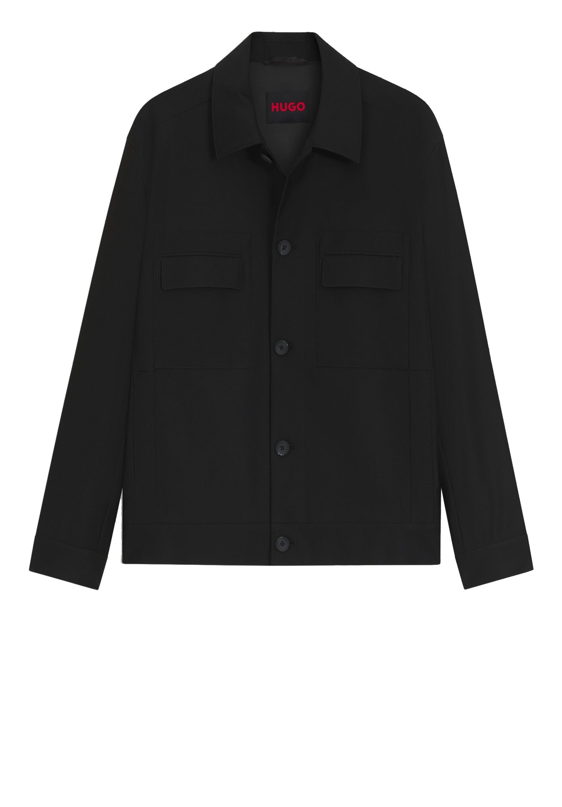 HUGO Anzugsakko Twill-Jacke aus Woll-Mix Juliano243F1 (1-tlg)