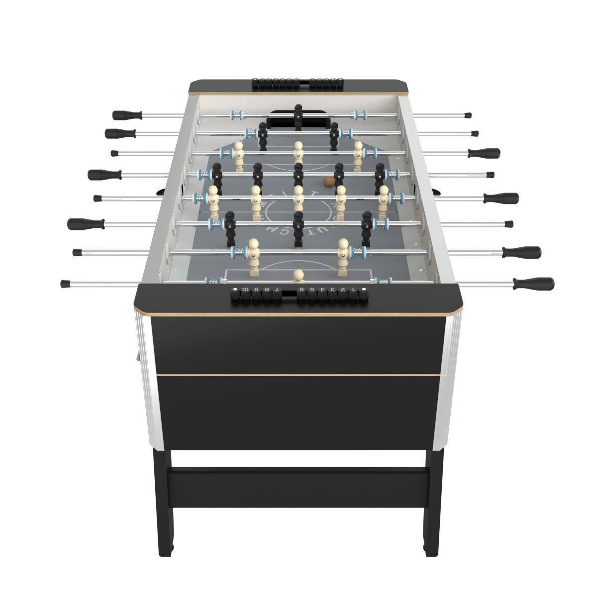 Deutscher Meister Kickertisch Tischfußball Kickertisch "CHAMPIONLINE", Münzeinwurf 0,50 € (wahlweise 0,20 €, 1,00 € oder Jeton-Systeme)