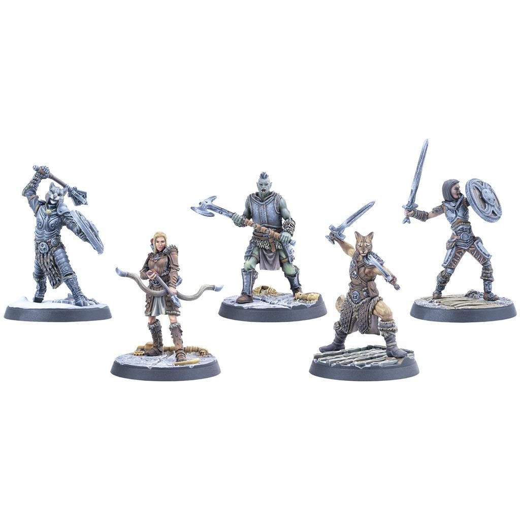 Modiphius Entertainment Modellbausatz The Elder Scrolls: Call to Arms - Adventurer Allies - Englisch