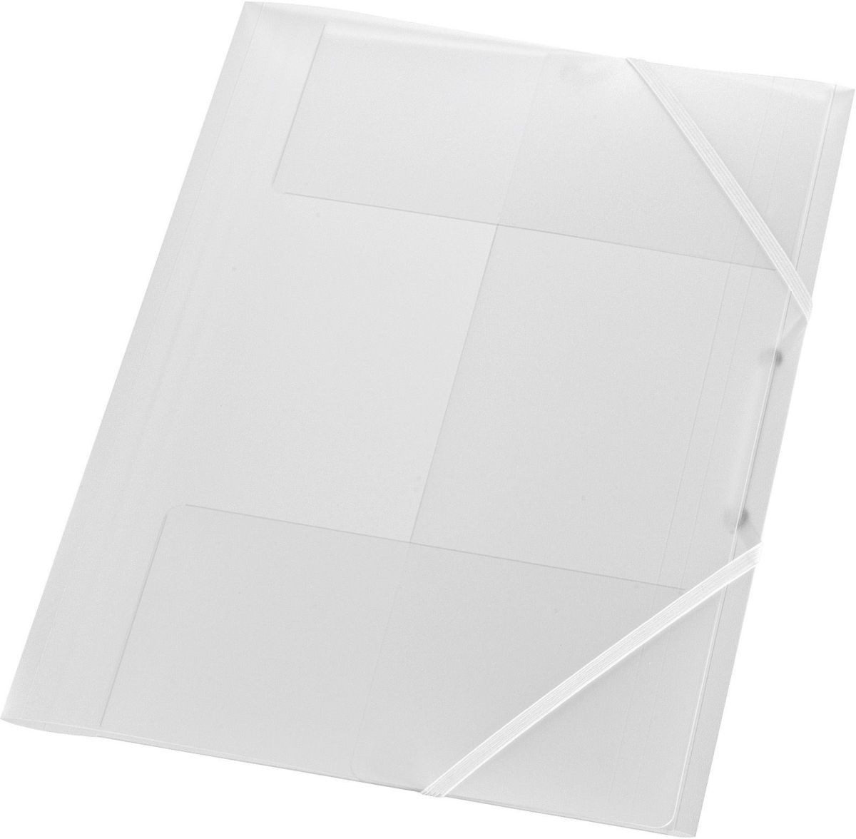 Herlitz Fächermappe Gummizugmappe A4 PP farblos transluzent