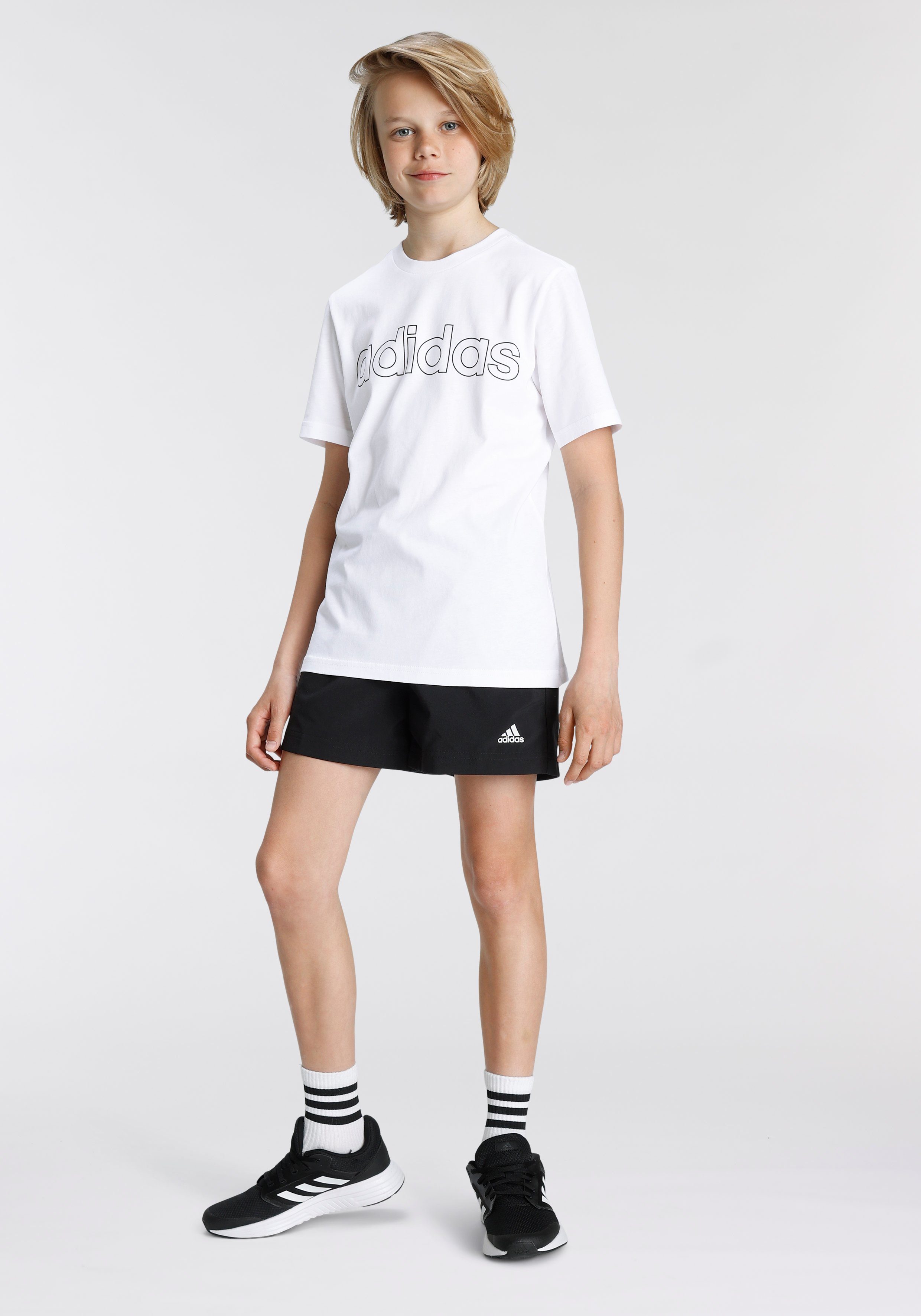 CHELSEA (1-tlg) ADIDAS Sportswear adidas Shorts BLACK/WHITE ESSENTIALS