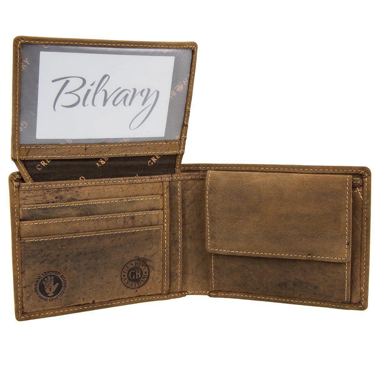 Greenburry Geldbörse Vintage Herren Leder Geldbörse Sternzeichen 1705-Wasse günstig online kaufen