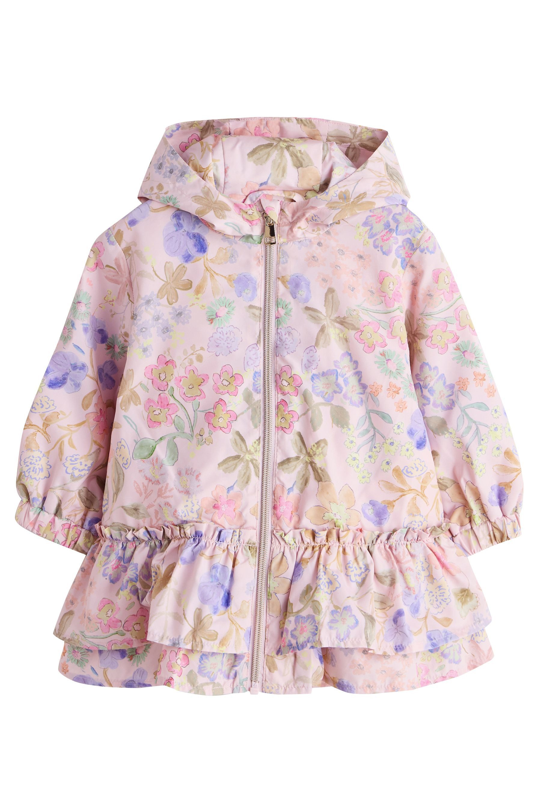 Next Regenjacke Wasserabweisende Cagoule-Jacke mit Print (1-St)