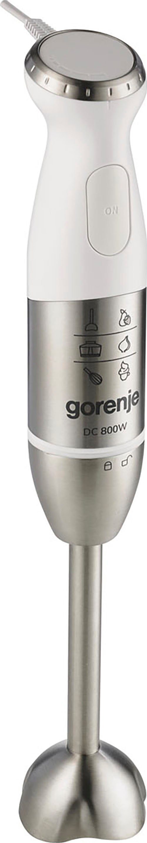 GORENJE Stabmixer HBC 806 QW, 800 W, 800 Watt Leistung