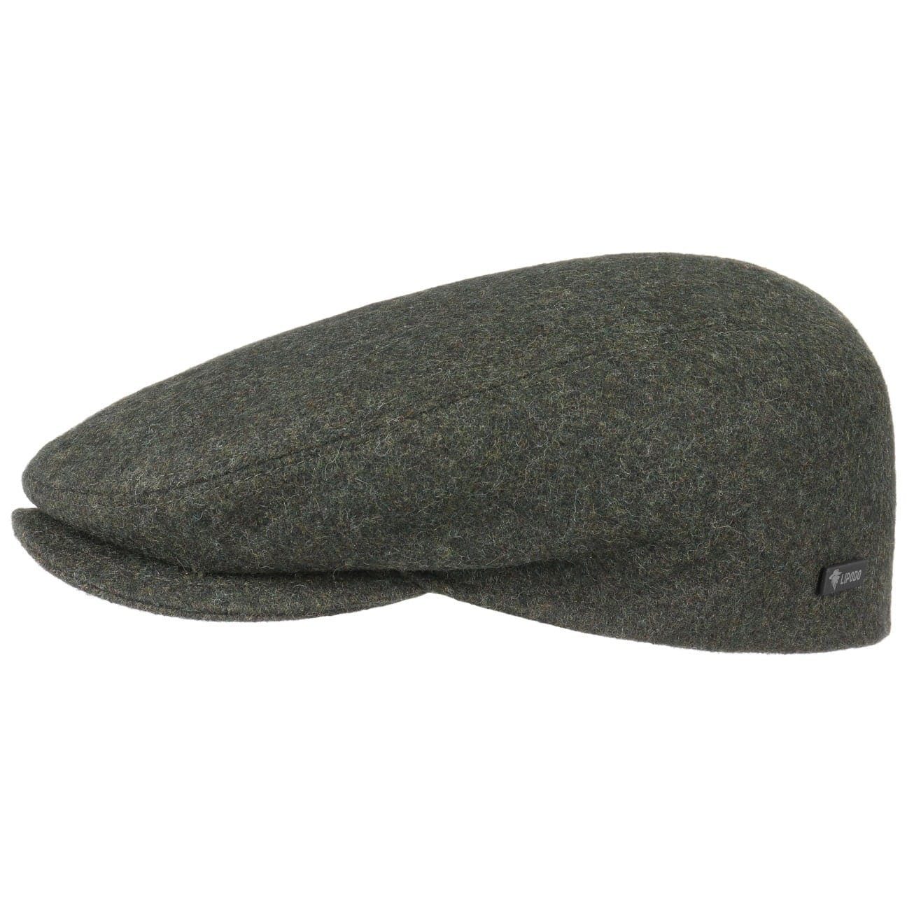 Lipodo Flat Cap (1-St) Flatcap mit Schirm, Made in Italy oliv | Flat Caps