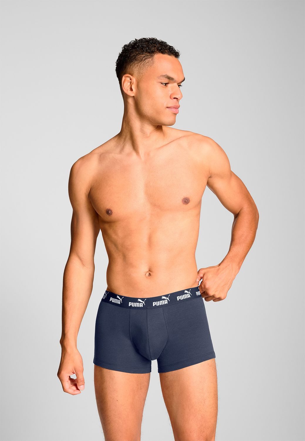 PUMA BODYWEAR Boxershorts Everyday (Sparpack, 4-St., 4er-Pack) Boxershorts mit umlaufendem Logo im Bündchen