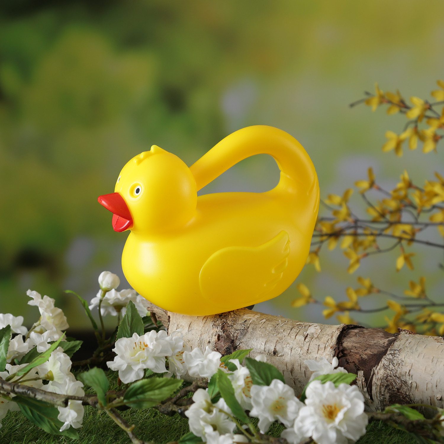 HOLLYHOPPER Gießkanne Ente LILO Kinder Blumen Garten Mini Gießkanne Sandkasten 0,4l gelb (1-tlg)