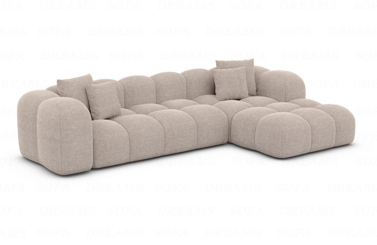 Sofa Dreams Ecksofa Stoffsofa Eckcouch Polster Eck Sofa Formentera L Form k günstig online kaufen