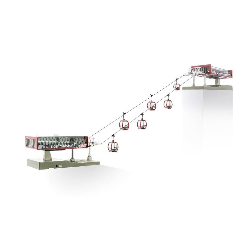 Jägerndorfer Modelleisenbahn-Gebäude H0 Seilbahn D-Line Kohlmaisbahn + 6 Omega V JC82498