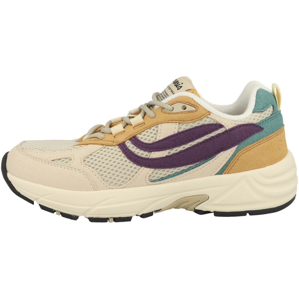 GENESIS G-Eco`99 Multi Flowers Unisex Erwachsene Sneaker Turnschuhe, Sportschuhe, Freizeitschuhe, Halbschuhe, Schnürschuhe