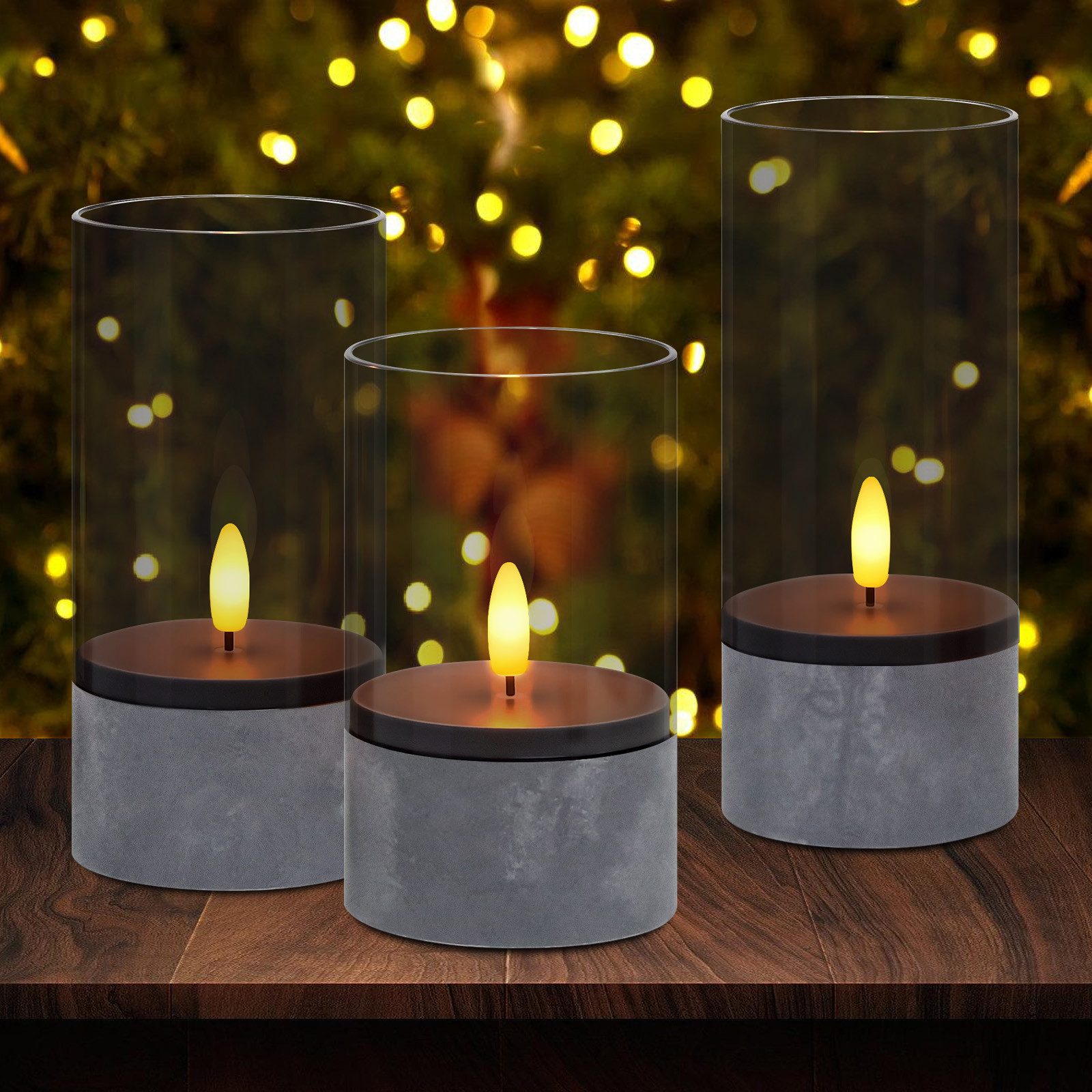 kisidus LED-Kerze LED Weihnachten Kerzen Flammenlose LED Kerzen (realistisc günstig online kaufen