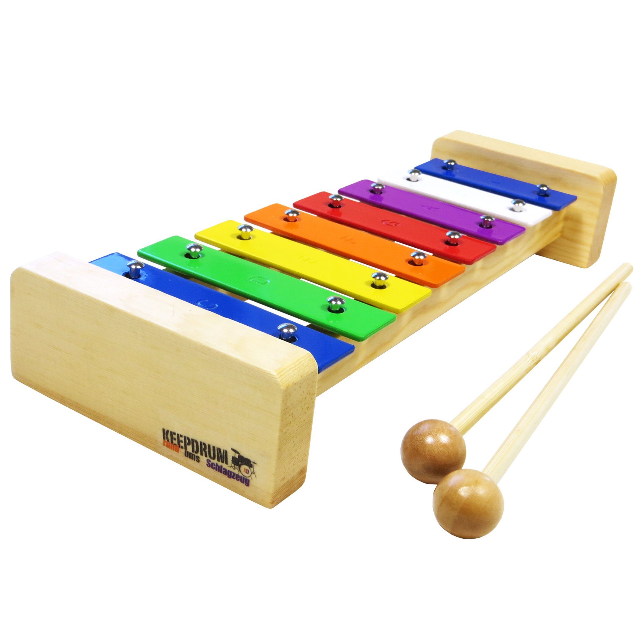 keepdrum Glockenspiel keepdrum KGS Pro Kinder Glockenspiel mit Tasche – Bild 4 von 5
