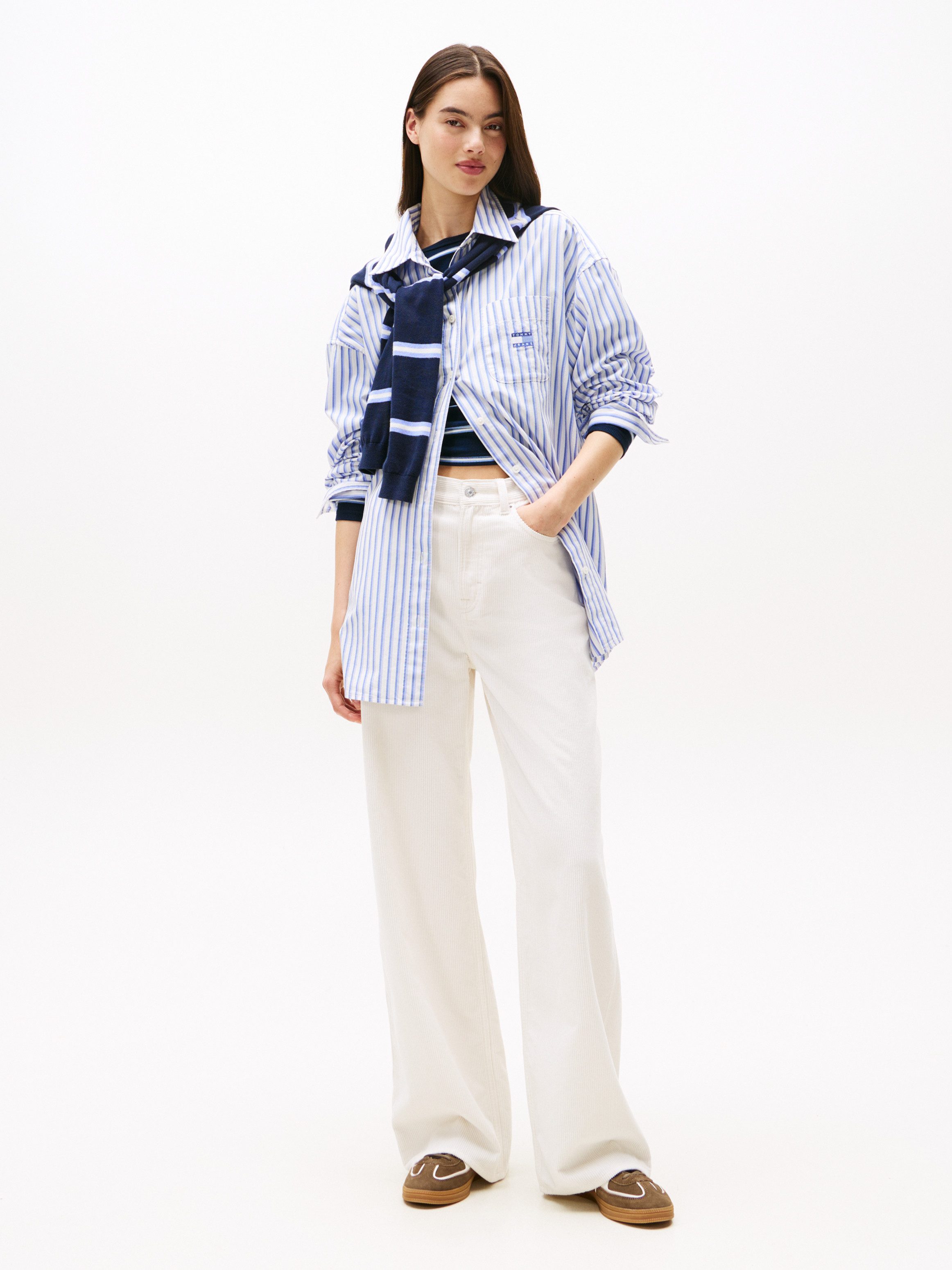 Tommy Jeans Cordhose TJW CLAIRE HR WIDE CORD