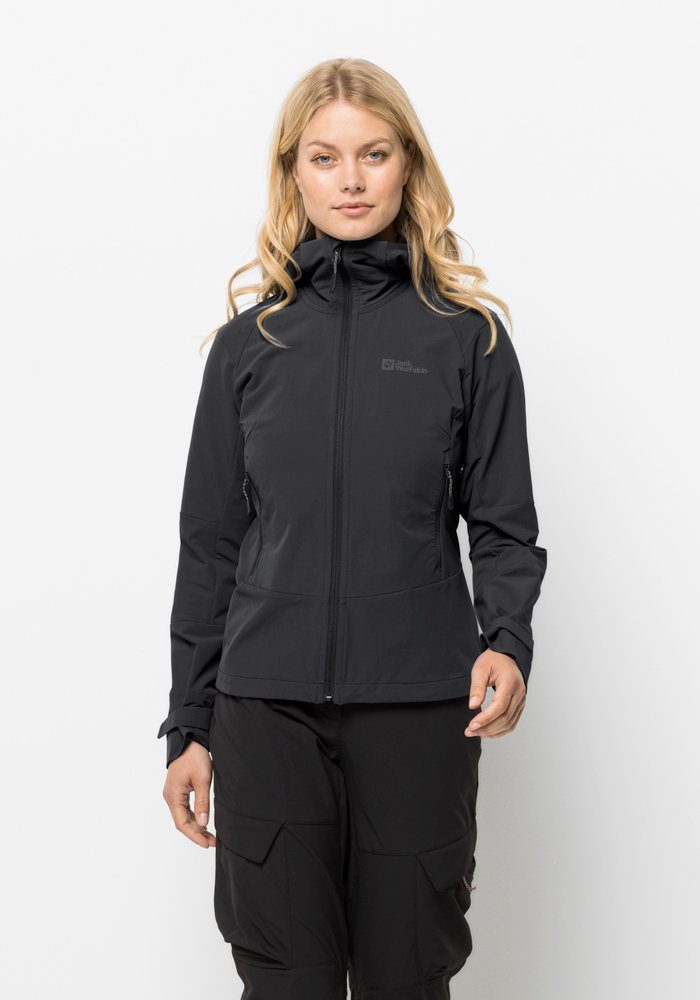 Jack Wolfskin Softshelljacke "KAMMWEG JKT W", mit Kapuze günstig online kaufen