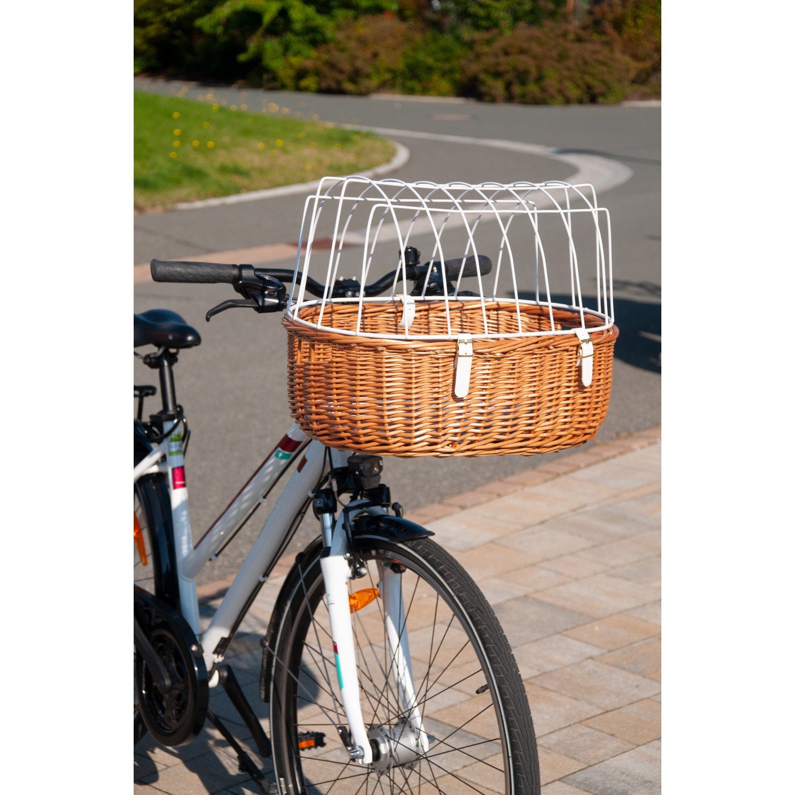 Aumüller Tierfahrradkorb Fahrrad-Tierkorb mit Halter, Steuerkopfmontage günstig online kaufen