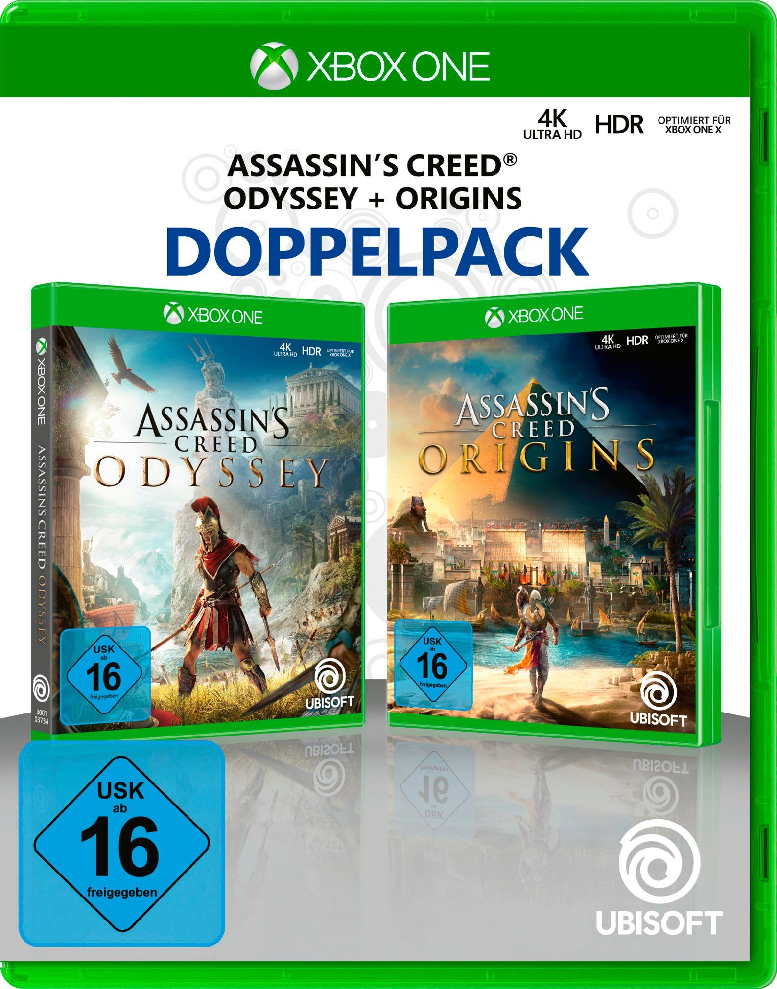 Double Xbox UBISOFT + Pack Origins Assassin's One Creed Odyssey
