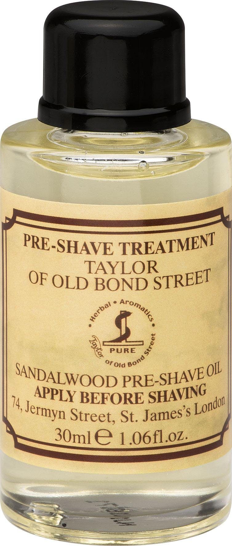 Taylor PRE Rasieröl Street Bond SHAVE of Italien OIL, aus Duft Old luxuriöser