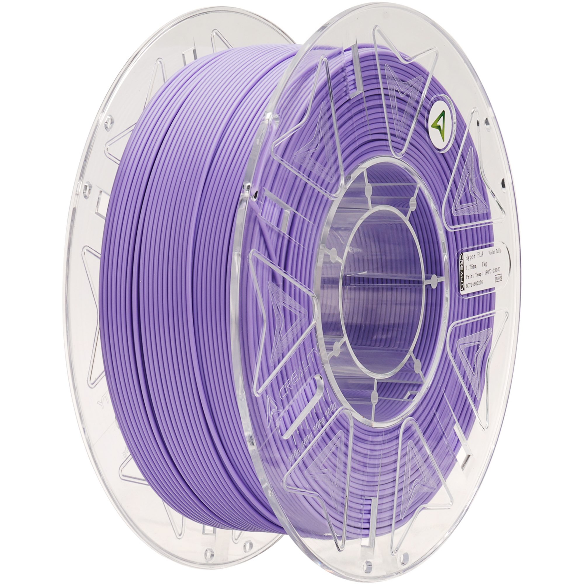 Creality 3D-Drucker Creality PLA Hyper RFID Purple Tulip, 3D-Filament, (1 kg, 1,75 mm, auf, 1 kg, 1,75 mm, auf Rolle