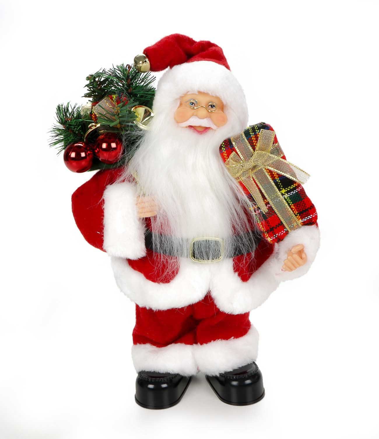 Bubble-Store Weihnachtsfigur Weihnachtsmann mit Bewegung und günstig online kaufen