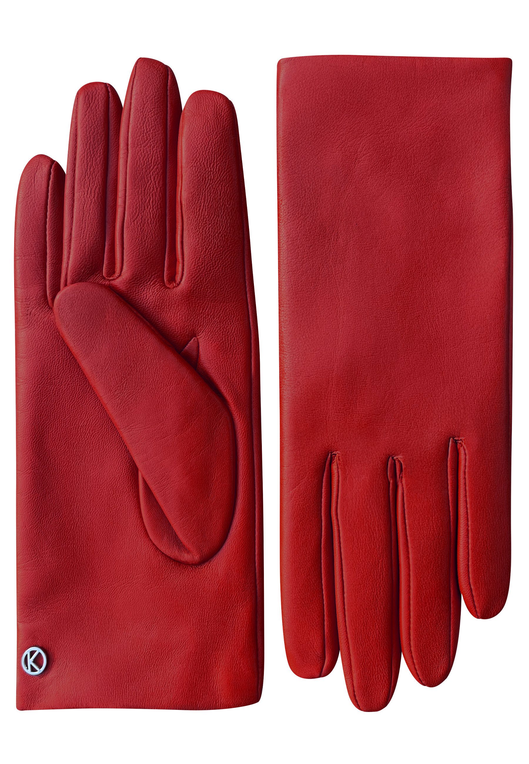 KESSLER Lederhandschuhe Style Lola (Paar, 1-St., Handschuhe) Leather Working Group zertifiziertes Leder, 100% Kaschmirfutter