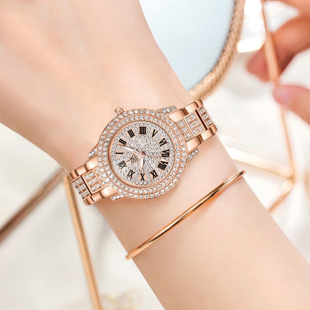 Forrlite Quarzuhr Quarzuhr, Armbanduhr, Damenuhr, Multifunktionsuhr Armband günstig online kaufen