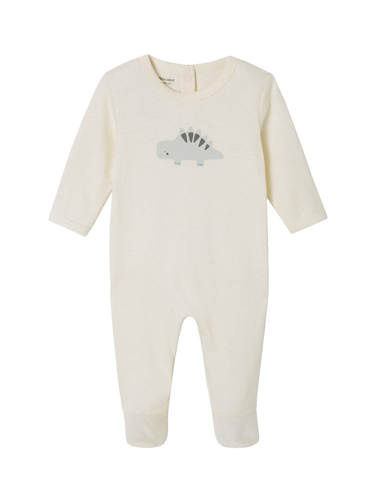 vertbaudet Schlafanzug Bio-Kollektion: Baby Strampler mit Dinos 2er-Pack