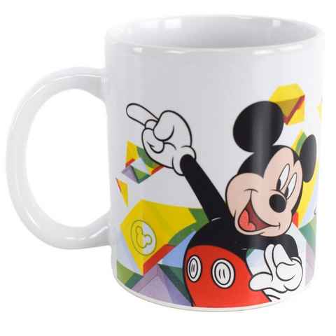 Stor Tasse Tasse mit Mickey Mouse Motiv in Geschenkkarton ca. 325 ml Kindertasse, Keramik, authentisches Design
