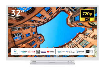 Toshiba 32WK3C64DAW LCD-LED Fernseher (80 cm/32 Zoll, HD-ready, Smart TV, HDR, Triple-Tuner, Alexa Built-In, 6 Monate HD+ inklusive)