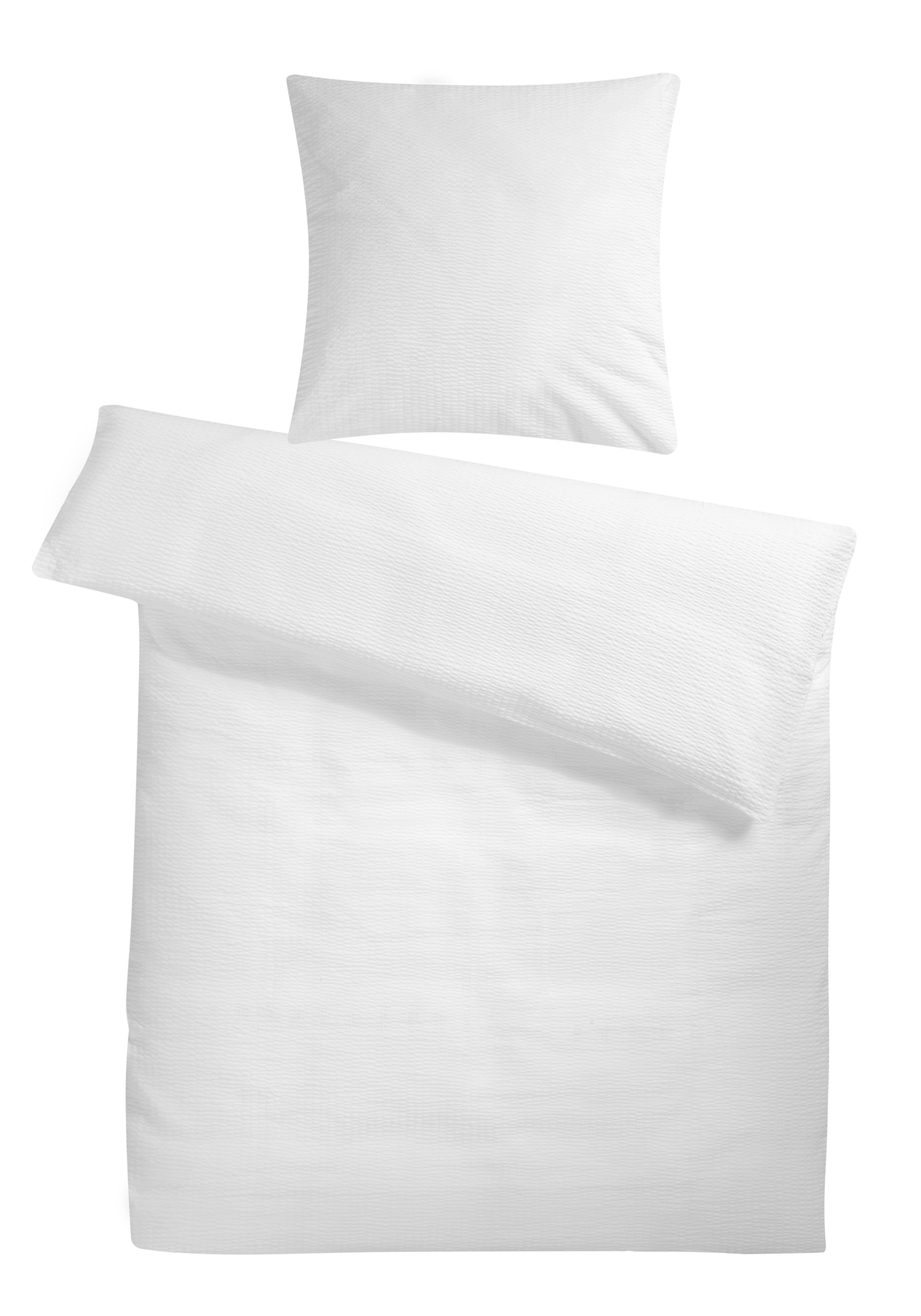 Biber-Bettwäsche 155x220 Bettdeckenbezug Kopfkissenbezug Baumwolle Dunkelgrau 